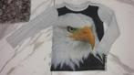 104 WILD roofvogel longsleeve, Kinderen en Baby's, Kinderkleding | Maat 104, Ophalen of Verzenden, Zo goed als nieuw, Jongen, Shirt of Longsleeve