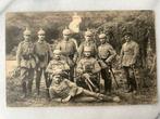 Wo1: ak Lorraine Duitse soldaten in feldgrau veldpost, Ophalen of Verzenden, Landmacht, Duitsland, Foto of Poster