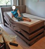 Electrisch verstelbare Boxspring 160x200  (2 x 80), Ophalen, Gebruikt, 150 tot 200 cm, Minder dan 100 cm