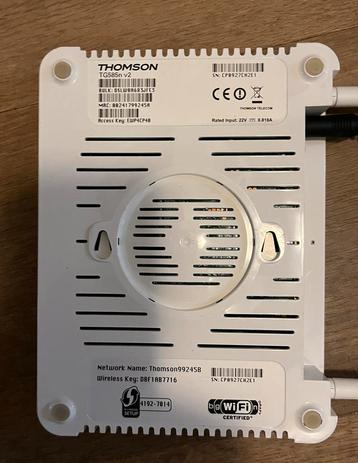 Thomson TG585n v2 ADSL Modem Router beschikbaar voor biedingen