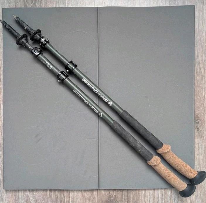 Black Diamond Alpine Carbon Wandelstokken, Sport en Fitness, Bergsport en Wandelen, Gebruikt, Wandelstok, Ophalen of Verzenden