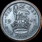 147# Engeland 1 Shilling 1949 km876, Postzegels en Munten, Munten | Europa | Niet-Euromunten, Ophalen of Verzenden, Overige landen