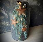 Toef dennen met sterren en ledlampjes., Ophalen of Verzenden