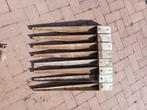 8x paalhouder met punt, Tuin en Terras, Ophalen, Minder dan 180 cm, Palen
