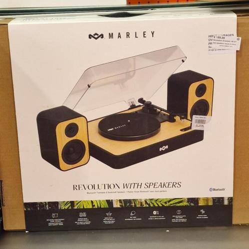 * House of Marley Revolution Draaitafel SB BT met speakers n, Audio, Tv en Foto, Platenspelers, Zo goed als nieuw