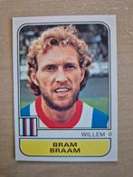 Panini Voetbal 82 Bram Braam Willem II, Verzamelen, Ophalen of Verzenden, Zo goed als nieuw, Willem II, Poster, Plaatje of Sticker
