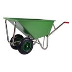 Kruiwagen  160Liter Poly, verz. onderstel (ged.) 2-wiel, Tuin en Terras, Kruiwagens, Ophalen, Nieuw, Handmatig, Tweewielig
