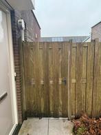 Houten Poortdeur 100x183 - Links Draaiend, Ophalen, Met poort, Gebruikt, Tuinhek