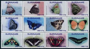 Suriname 2162/73 postfris Vlinders 2016 beschikbaar voor biedingen