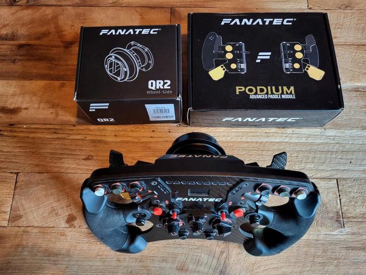 Fanatec ClubSport Formula v2.5x  QR2 Advanced Paddle Module, Computers en Software, Joysticks, Zo goed als nieuw, Ophalen of Verzenden