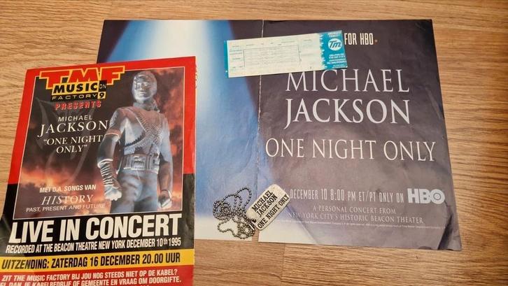 Michael Jackson One Night Only - Geannuleerd Concert, Verzamelen, Muziek, Artiesten en Beroemdheden, Gebruikt, Overige typen, Ophalen of Verzenden