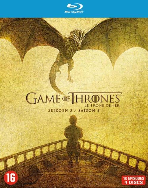 Game of Thrones Seizoen 5 Blu Ray, Sealed Ned.Ondert. 4 disc, Cd's en Dvd's, Blu-ray, Nieuw in verpakking, Tv en Series, Boxset