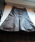 Heine leren rok, maat 34, Bruin, Ophalen of Verzenden, Maat 34 (XS) of kleiner, Gedragen