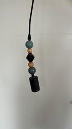 Hanglamp houten kralen, Minder dan 50 cm, Ophalen of Verzenden, Zo goed als nieuw, Hout