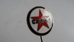 Caltex motorolie speld, geëmailleerd, Verzenden, Gebruikt, Merk, Speldje of Pin