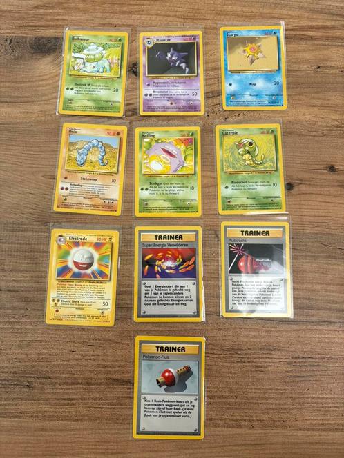 Lotje Base Set NL (EXC) kaarten, Hobby en Vrije tijd, Verzamelkaartspellen | Pokémon, Zo goed als nieuw, Meerdere kaarten, Ophalen of Verzenden