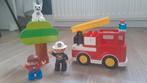 Duplo Brandweertruck  10901, Ophalen of Verzenden, Zo goed als nieuw, Complete set, Duplo