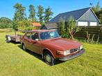 Saab 99 GL 1975 met LPG en 5- versnellingsbak met APK Zweden, Voorwielaandrijving, Zwart, Bruin, Particulier