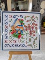 Kaartje hobbydots sparkles twee vogels bij huisje, Ophalen of Verzenden, Nieuw, Dieren
