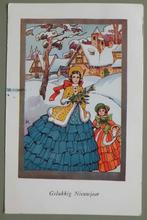 Dickens stijl 18 - vrouw en meisje - kerst 1948, Ophalen of Verzenden, 1940 tot 1960, Gelopen, Feest(dag)