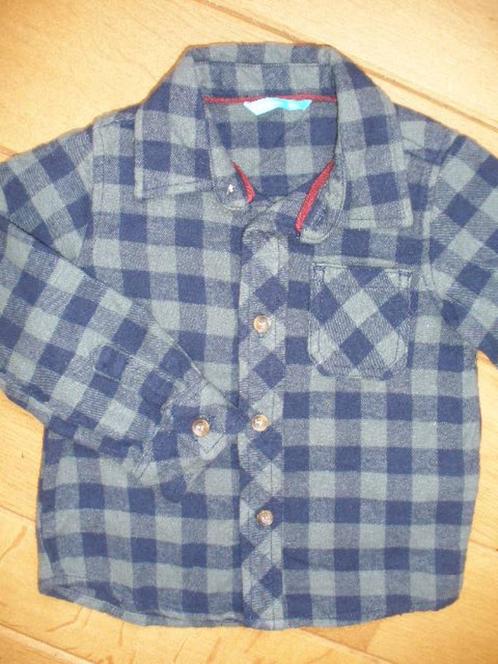 HEMA bloes groen blauw ruit maat 86 - nieuw -, Kinderen en Baby's, Babykleding | Maat 86, Nieuw, Jongetje, Ophalen of Verzenden