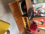 platenspeler radiomeubel vintage, Ophalen, Gebruikt, Platenspeler, Overige merken