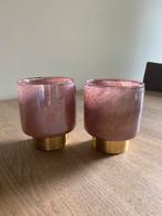 Pols Potten waxinelichthouders (rose/goud), Ophalen, Zo goed als nieuw, Overige materialen, Minder dan 25 cm