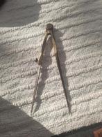 Antieke passer (messing/staal), Ophalen of Verzenden