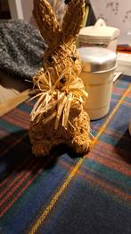 Paashaas stroo pasen decoratie, Ophalen of Verzenden, Zo goed als nieuw