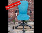 Bureaustoel blauw nette modellen, Ophalen, Gebruikt, Blauw, Nb