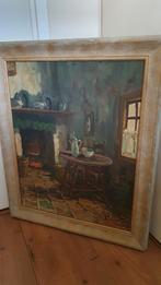 Gesigneerd oud schilderij., Antiek en Kunst, Kunst | Schilderijen | Klassiek, Ophalen of Verzenden