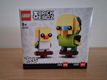 Lego Brick Headz 40443 Pets Chick en Budgie beschikbaar voor biedingen