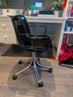 Vintage bureaustoel, Osvaldo Borsani voor Tecno, Ophalen, Gebruikt, Zwart, Bureaustoel