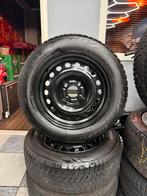 15 Inch Winterbanden op Stalen velg Peugeot 208 4x108, Auto-onderdelen, Banden en Velgen, Gebruikt, 15 inch, Banden en Velgen