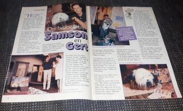 Samson en Gert artikel met fotos achter de schermen zeldzaam