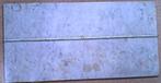 Wit gewolkte massieve marmeren plaat 50 x 100 cm, Ophalen, Gebruikt, Overige materialen, 20 tot 50 mm
