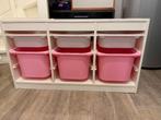 Trofast kast met bakken, Kinderen en Baby's, Kinderkamer | Commodes en Kasten, Ophalen, Gebruikt, Kast, 75 tot 100 cm