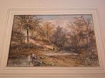 Aquarel Landschap Door sigismund Ranitz 1861, Ophalen of Verzenden