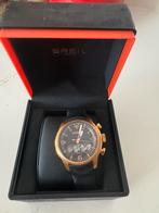 Breil horloge, Overige merken, Leer, Staal, Ophalen of Verzenden