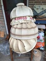 lampenkappen handgemaakt zijde katoen linnen, Ophalen, Crème, 25 tot 50 cm, Rond