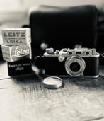 leica IIIa  G + Leica / Leitz Elmar f/3.5 - 35mm + SOOGZ +UV, Ophalen of Verzenden, Gebruikt, Spiegelreflex, Leica