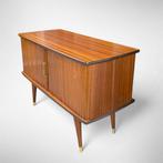 Vintage mahonie fineer kastje jaren '50, Met plank(en), Gebruikt, ?, Mid-century | Vintage | Zweeds | Scandinavisch