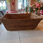 Mooie grote rietenmand, Ophalen, Rechthoekig, Riet