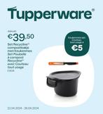 Afvalbakje Tupperware + mes, Nieuw, Overige typen, Ophalen of Verzenden