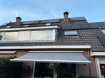 T.E.A.B. Zonnescherm / knikarm scherm 4,75 meter br., Ophalen, Gebruikt, 450 cm of meer, 150 tot 300 cm