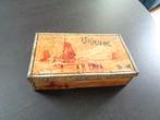 Oud sigarenblik Unicum van een sigarenfabriek uit Kampen., Ophalen of Verzenden, Gebruikt, Overige, Overige merken