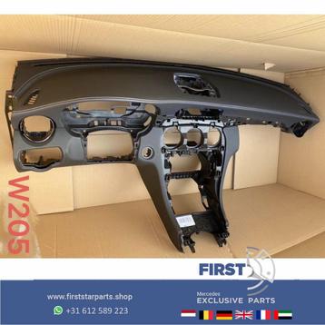 W205 C43 AMG DASHBOARD Mercedes C Klasse leer origineel 2014 beschikbaar voor biedingen