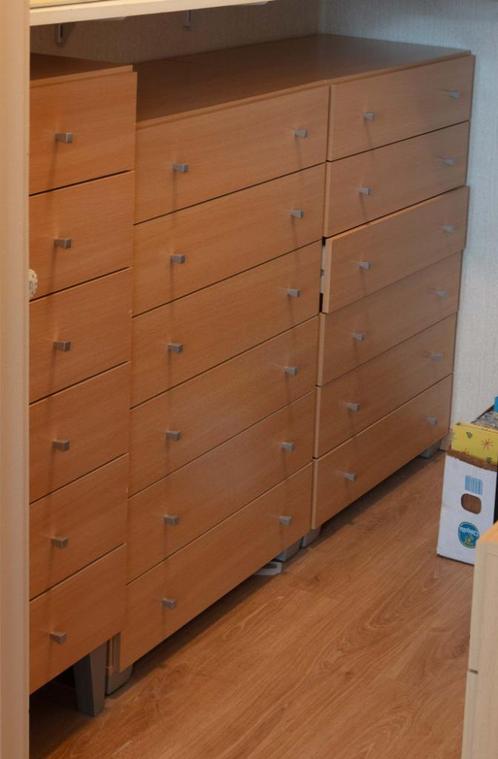3x gefineerde 6-ladenkasten, Huis en Inrichting, Kasten | Ladekasten, Gebruikt, 100 tot 150 cm, 25 tot 50 cm, Overige houtsoorten