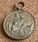 DraagMedaille Nederland Inhuldiging Koningin Wilhelmina 1898, Ophalen of Verzenden, Overige materialen, Nederland