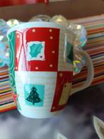 Leuke kerstbeker van Siaki, Gebruikt, Keramiek, Ophalen of Verzenden, Overige stijlen